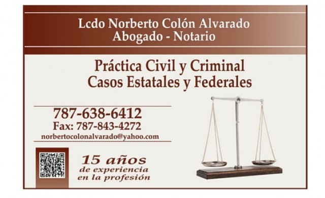 Lcdo. Norberto Colón Alvarado
