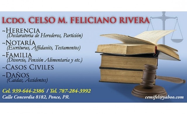 Lcdo. Celso M. Feliciano