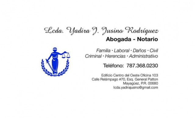 Lcda. Yadira J. Jusino Rodriguez