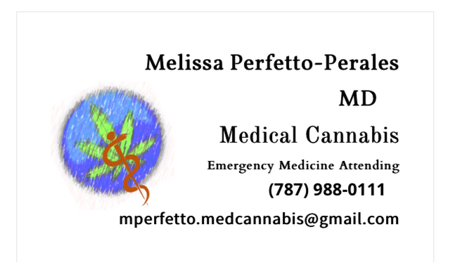 Dra. Melissa Perfetto, Cannabis Medicinal