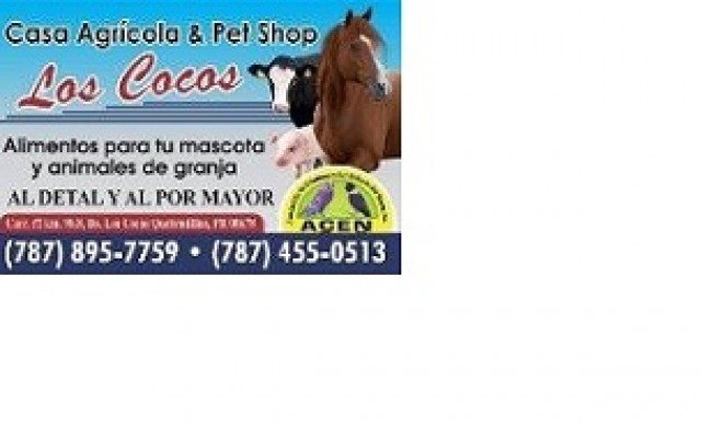 Casa Agricola y Pet Shop los Cocos